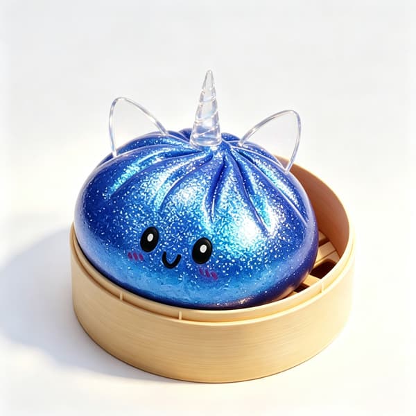Alkuperäinen Mystery Dumpling Galaxy Edition Viral Squishy B - Yksisarvispulli - Satunnainen väri