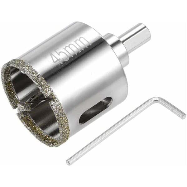 Diamanthulsavsbor til glas, keramiske fliser, 45 mm