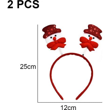 Hårband - Juldiadem - Festlig accessoar - För vuxna och barn - 1-pack