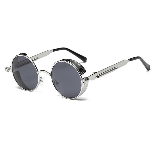Steampunk Retro Aurinkolasit Savu/Hopea