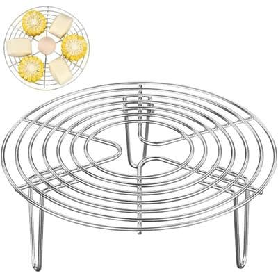 Dampstativ i rustfritt stål, kokegitter for trykkoker, 20 cm, PZCC