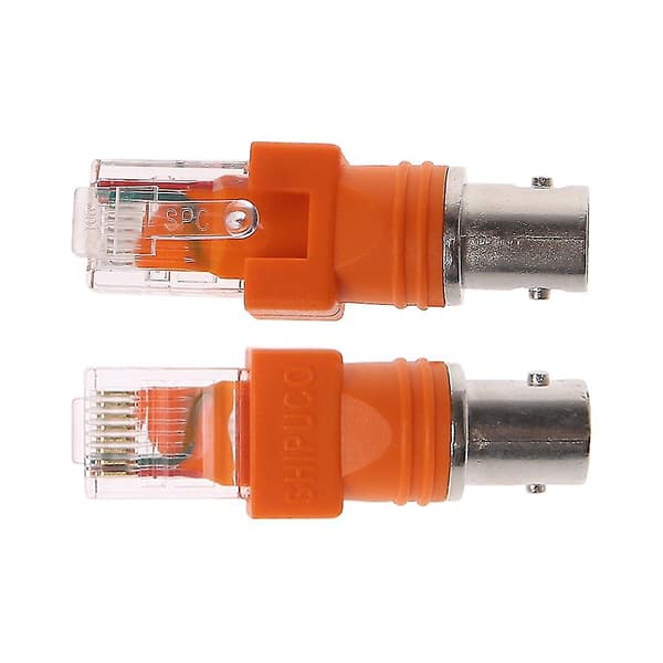Holdbar BNC Hun til RJ45 Han Adapter Chassis Panel Montering Monitor Tilbehør