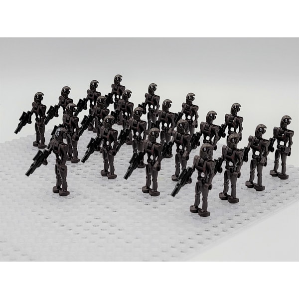 Commando Droids Kapten 21-dels Armé Anpassade Figurer Set