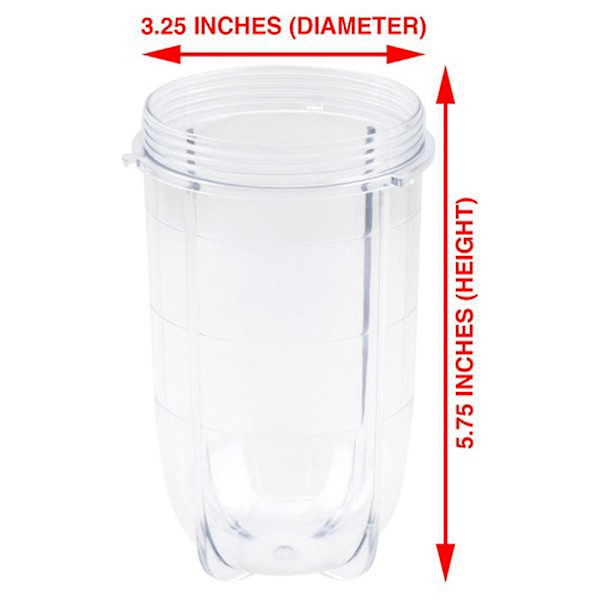 Ersättningsblad + 16Oz koppset för, ersättningsdelar kompatibla med 250W MB1001 Blender