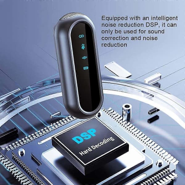 4-i-1 trådløs Lavalier-mikrofon for Lightning/Android med ladeetui