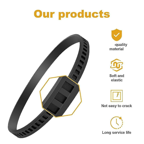 2-pack 650721-00 Sågband Däck Bältsåg Gummiband Däck För 514002079 A02807 S374 Dwm120