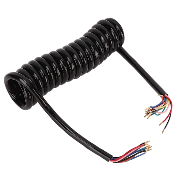 13-Kernet Polyuretan Spiralkabel til Trailer - 20AWG 3m 9,8ft Længde