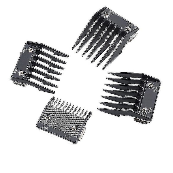 4 Attachment Comb Set For Wahl With Metal Backed Cutting Guide 3mm 6mm 9mm 12mm_bd