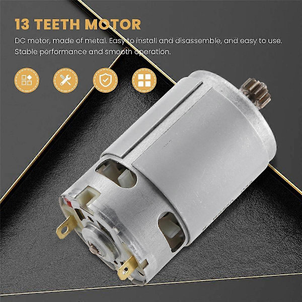 13-tandad motor 18V ersättning för BOSCH GSR 18-2-LI GSB 18-2-LI PSB 1800 LI-2 skruvdragare