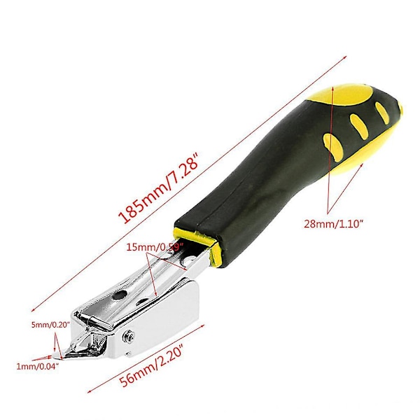 Upholstery Carpet Puller Tool Staple Remover Tack Ofiice Claw Hand Held Stapler