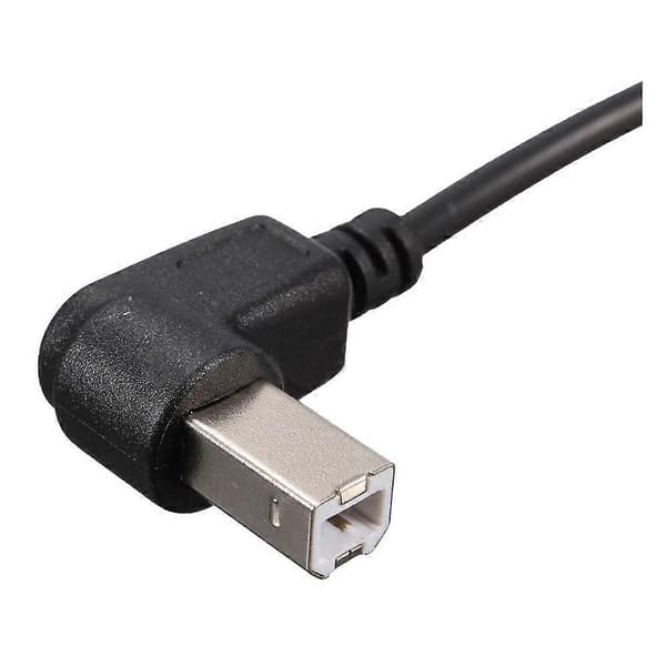 USB 2.0 B Hann til USB B Hunn Socket Skriver Panelmontering Skjøteledning 50cm