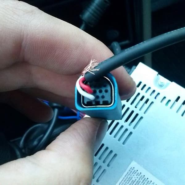 Bilradio -237B AUX-ingångsersättning 3,5 mm ljud MP3 Bluetooth 5.0 mikrofonadapter för