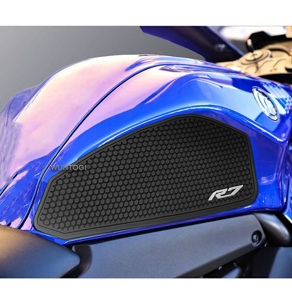 Tankpad Yzf-r7 Brændstoftank Pad Til Yamaha R7 Modificeret Yzf R7 2021- Knægreb Trækplade Tank Anti-slip Beskyttelsesklistermærker