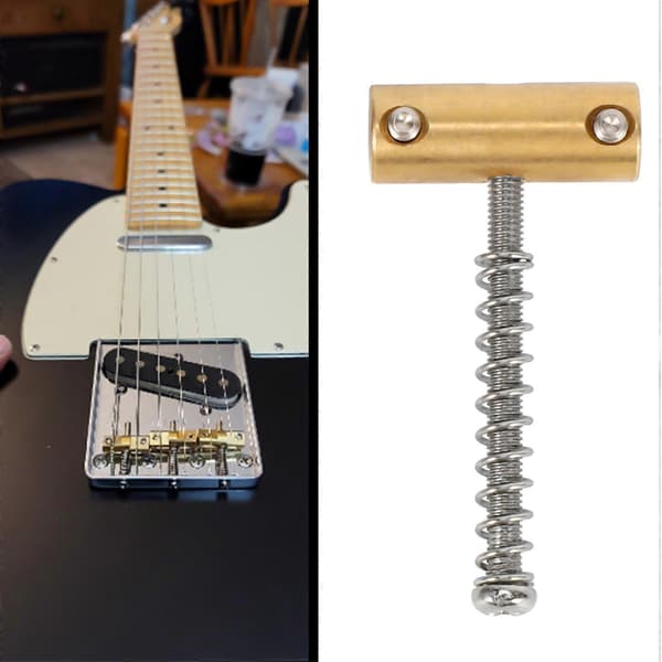 Gitarr Kompenserad Stall Mässingsadlar Set 10.8mm Stil Stall Sadel för TL Stil 6 Strängar Elektrisk