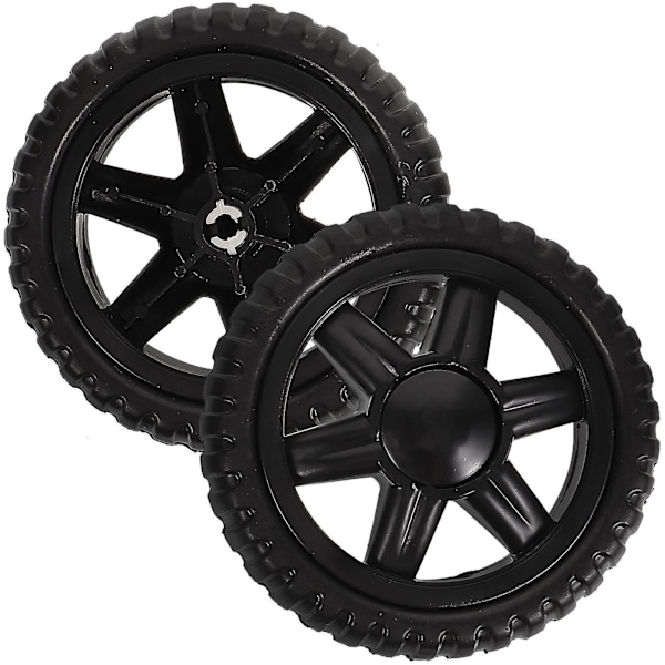 2 stk Handlekurv Hjul Baby Vogn Hjul Utskiftbare Vogn Hjul Metall Hjul For Handlekurv