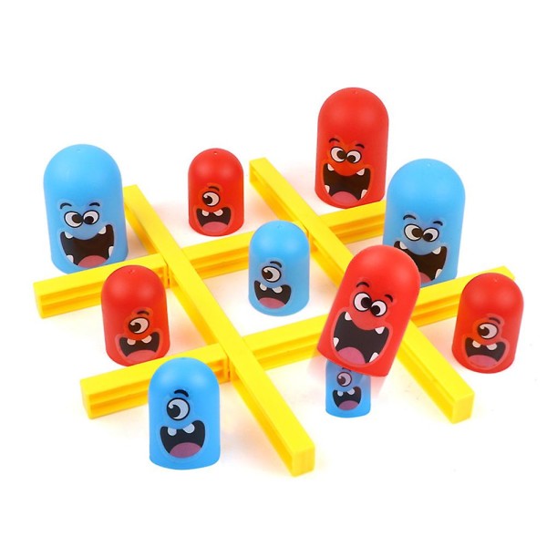Leksaker Big Eat Small Tic Tac Toe- set Familjespel Brädspel Leksaker för barn Vuxna Presenter