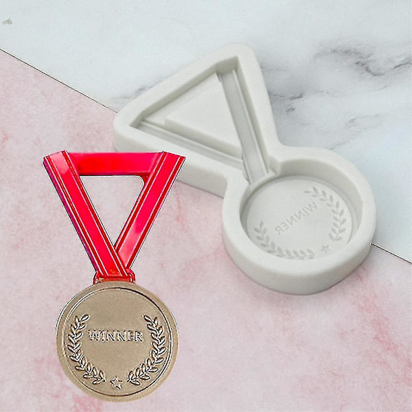 3D Bageform Kageform Bagetilbehør 3D Trofæ Medalje Racing Kage Gave Bage
