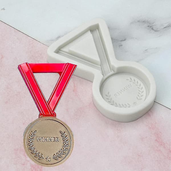 3D Bakeware Kakeform Bakestøtte 3D Trofé Medalje Racing Kake Gave Baking