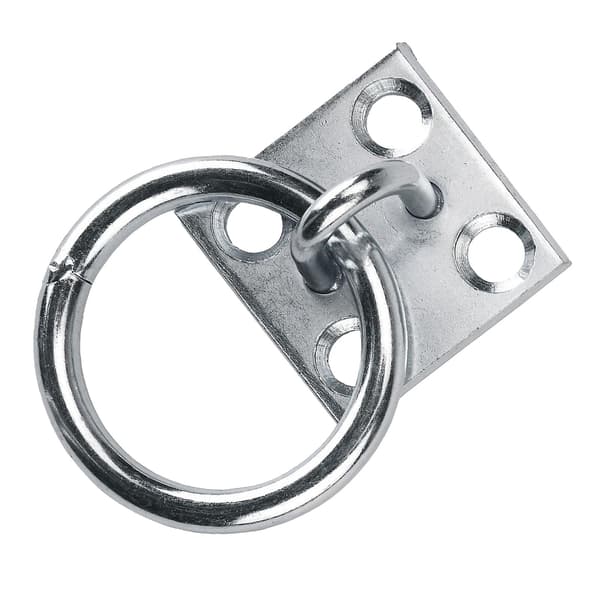 Binderingplate Rustsikker Platering Metall Hestehitching Ring for Hestestall Stall Bading