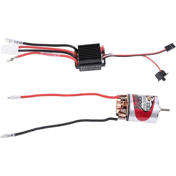 540 Børstemotor & 320A ESC Børstemotor Hastighetskontroller med 2A BEC for 1/10 RC Off-Road Racing