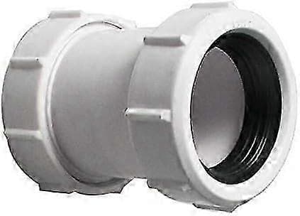 PVC Rak Koppling 40mm 1/2\" Rör Avlopp Kompressionskoppling (1-pack)