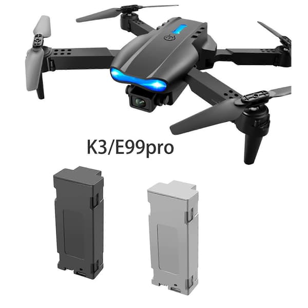 3.7V 1800mAh Litiumbatteri Kompatibelt - til E99 K3 Pro Mini Drone 4K Profesional 1080P