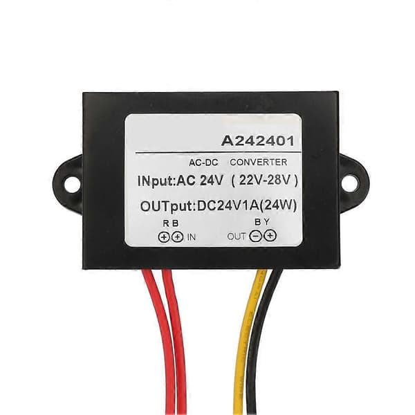 AC 22-28V till DC 24V Buck Converter AC-DC Nedtransformator Strömförsörjningsmodul (1A)