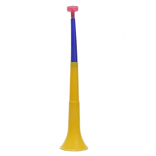 Vuvuzela VM-horn - 38 cm långt - Extremt högt och irriterande