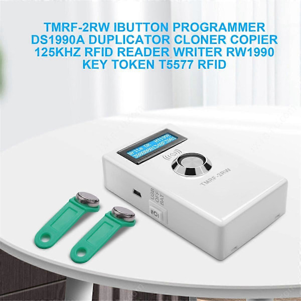 TMRF-2RW IButton Programmer DS1990A Duplicator Klonare Kopierare 125Khz RFID Läsare Skrivare RW1990 Nyckel T