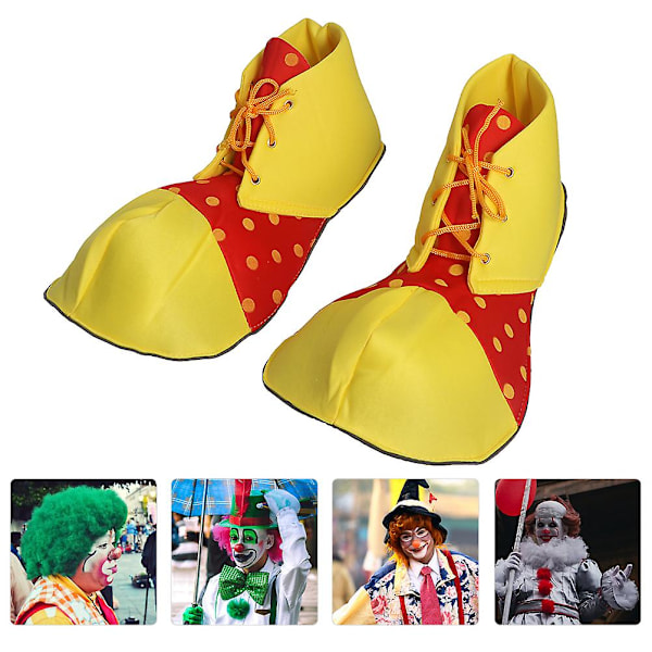 Ronald Mcdonald Kostume Gigantiske Clownsko Halloween Clown Cosplay Clownsko Cosplay Sko Clownsko Hæl Clownsko