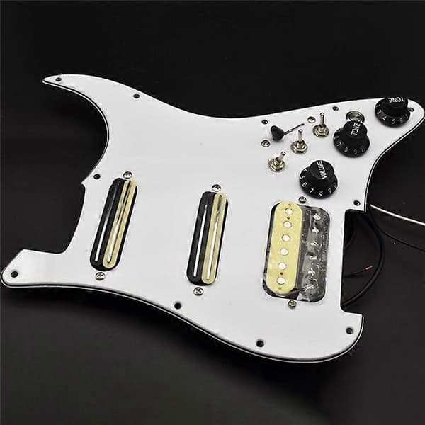 ST Elgitarr Plektrumskydd Pickup Koppling Laddad Förkopplad Plektrumskydd Gitarr Plektrumskydd Scratchplate P