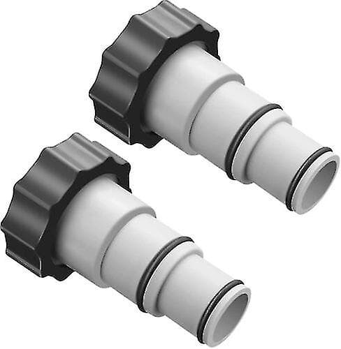 2x Adapter til Intex Swimmingpool Pumpe Slange Special Adapter Swimmingpool