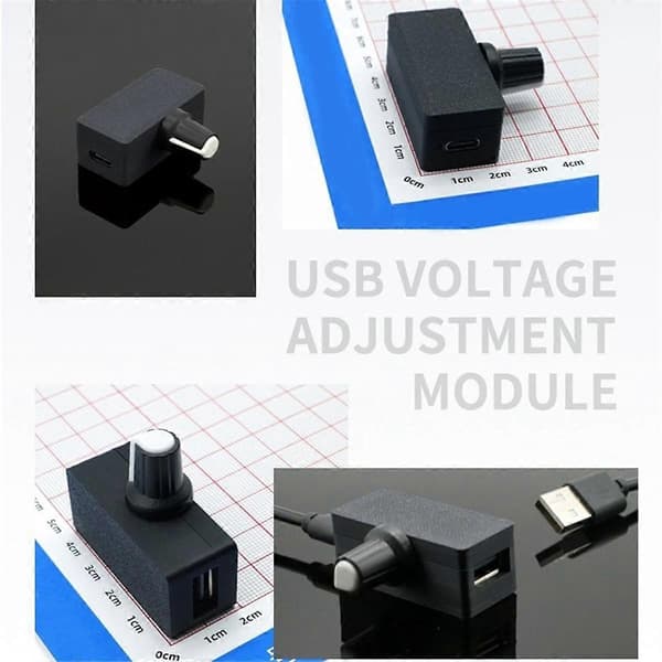 USB Spændingsregulator Modul USB Hastighedsregulator USB Blæserstyring Lille USB Enhed Spændingsregulator