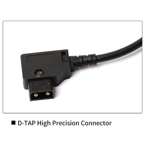D-tap til Låsende DC2.1/2.5mm Strømkonverteringskabel Dtap Han Adapterkabel