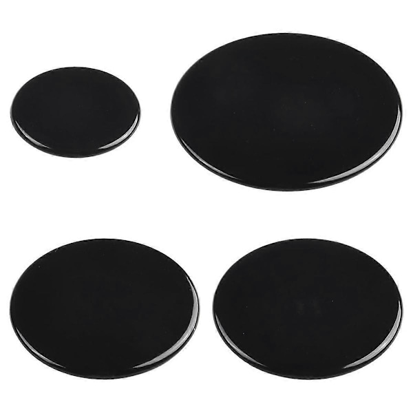 4 stk Komfyrplate Gassbrennerlokk 55mm 75mm 100mm for Ovn Gassbrenner Krone Flammelokk Kjøkkenutstyr Flat