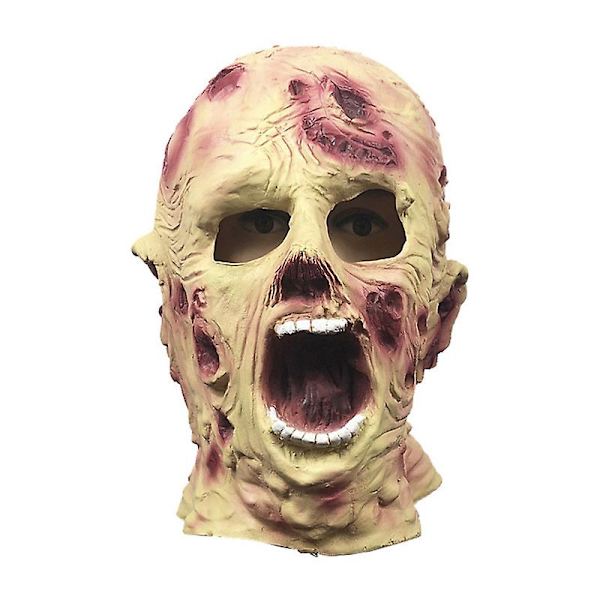 Skräckkostym Mask Läskig Halloween Latex Huvud Krypande Masker För Vuxna