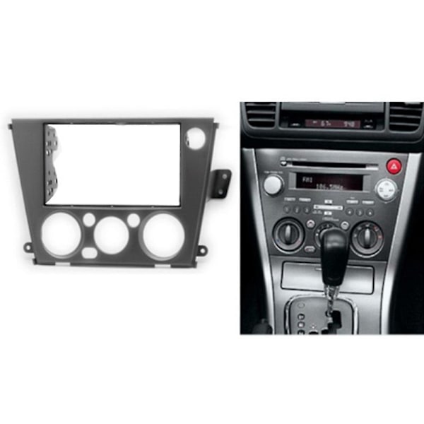 Bil 2din Dash Autoradio Fascia Monteringssett Ramme Stereo For Subaru Legacy Outback Venstre Hånd 2005-2009