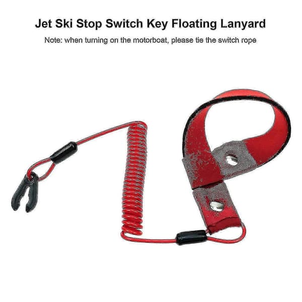 Start Stop Kill sikkerhetsline passer for Yamaha Jet Ski Waverunner Waveventure Waveraider Wavejammer