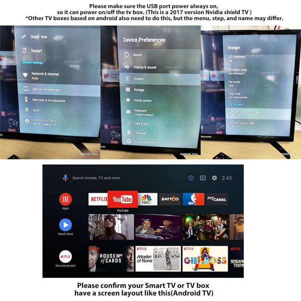 G20 Fjärrkontroll för Nvidia Shield TV Remote