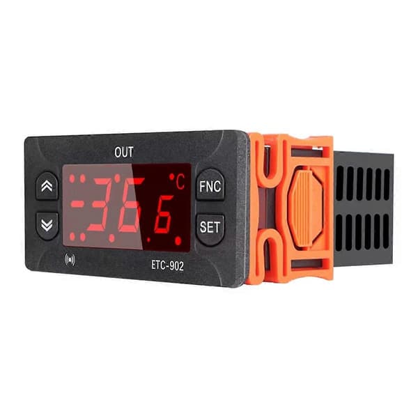 ETC-902 220V AC Digital Temperaturkontroller Termostat Termoregulator Inkubator med Hög Precision