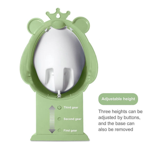 Hallo Potty Training Urinall för Pojkar, Barn, Småbarn, Toaletträning, Rolig Baby Toalett, Grön