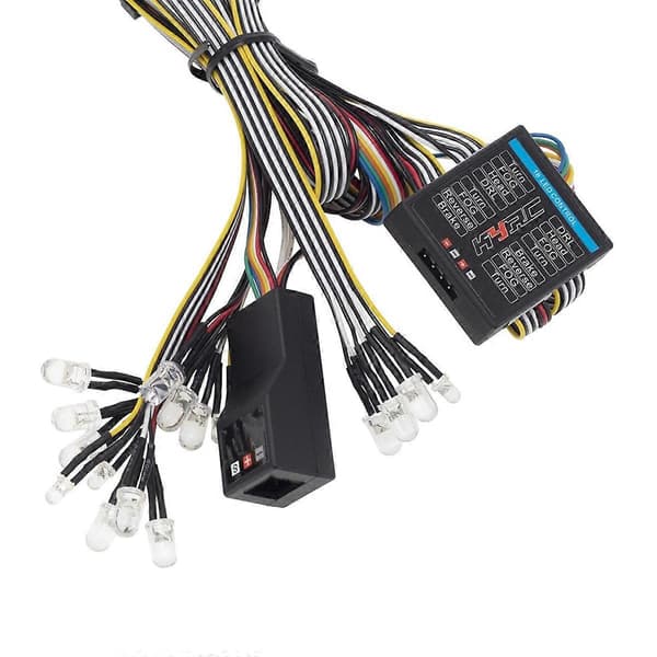Lyssystem Kit Simuleringskontroll Lys Bremselys RC Bil Lys Kit for 1/10 1/8 Modell RC Bil
