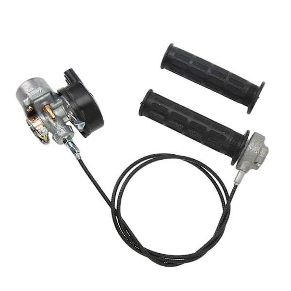 Forgaser Throttle Grip Kabel Sæt til 49cc 60cc 66cc 80cc 2-takts Motor Motoriseret Cykel