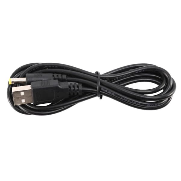 Højhastigheds USB 2.0 A Han til DC 4,0 mm x 1,7 mm Strømkabel 3 fod Sort