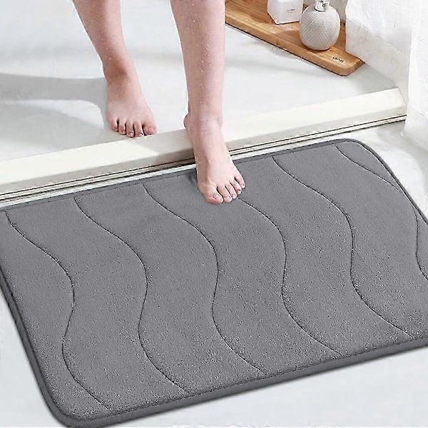 Badmatta i minnesskum, badmattor för badrum Extra mjuk absorberande badrumsmattor