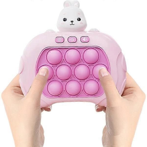 Pop It Spel - Pop It Pro Ljusspel Snabb Tryck Fidget Spel Rosa Rosa Kanin Rosa