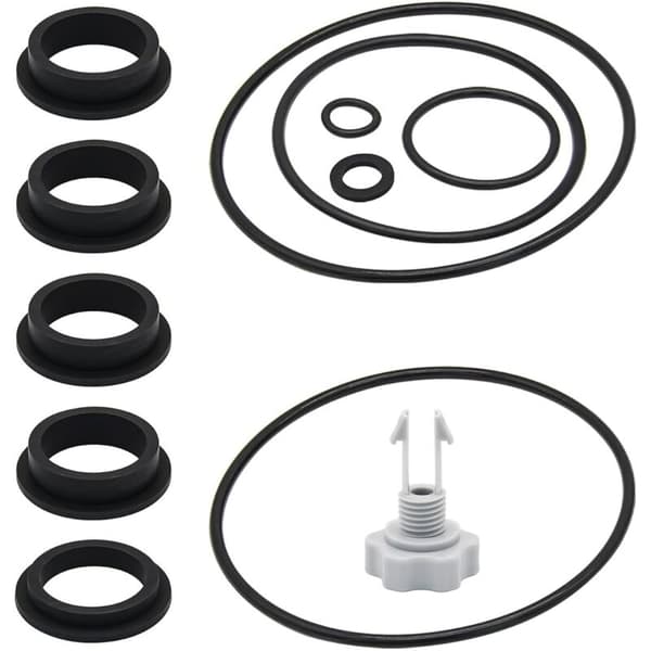 25013 O-ring-kit med luftutsläppsventil. Reservdel för sandfilterpump till Intex.