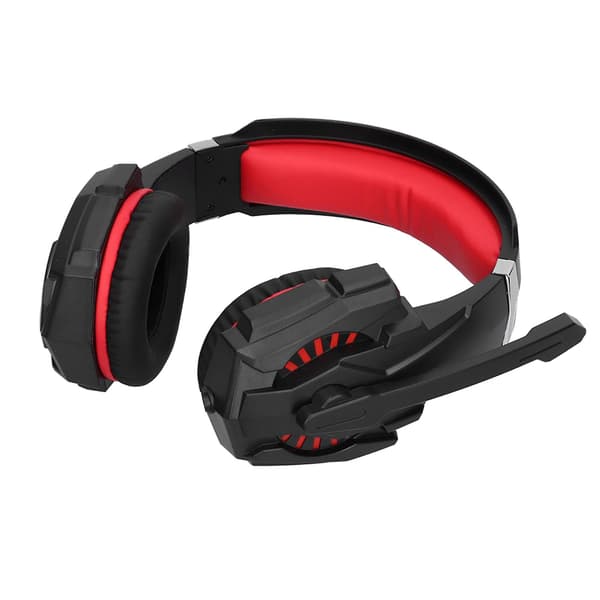 PYTHON FLY G9000Mini Kablet Headset Surroundlyd Klar Lydkvalitet Gaming Headset Rød