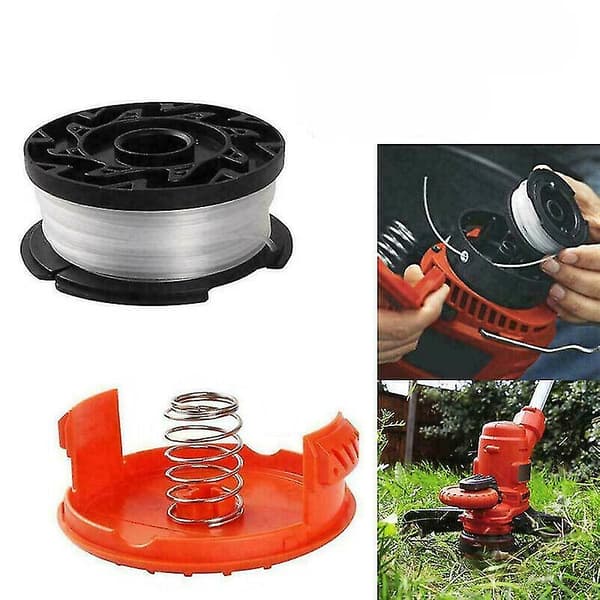 Orange Cover Cap + Spoltråd Top til Black & Decker Reserve String Trimmer Strimmer