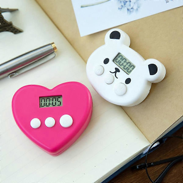 Multifunktionell Timer Påminnelse med LCD-Skärm Matlagning Badrum Möte Timer